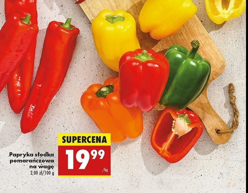 Papryka pomarańczowa promocja