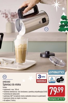 Spieniacz do mleka  promocja w Aldi