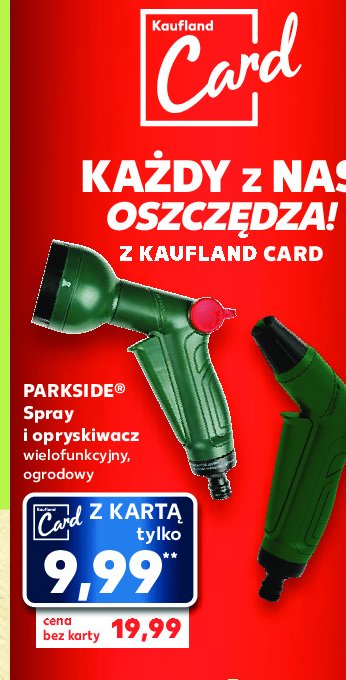 Spray i opryskiwacz Parkside promocja