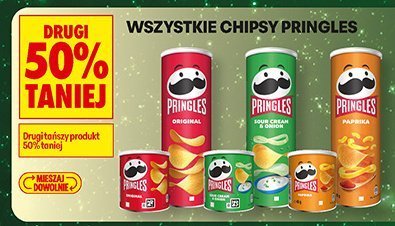 Chipsy Pringles wszystkie rodzaje promocja w Biedronka