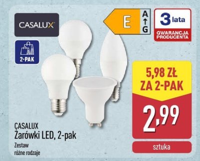 Żarówki CASALUX Żarówki LED, 2-pak promocja w Aldi