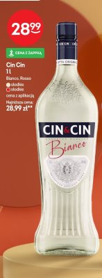 Aperitif Cin Cin Bianco 1l promocja w Żabka