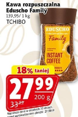 Kawa rozpuszczalna Eduscho Family promocja w Prim Market