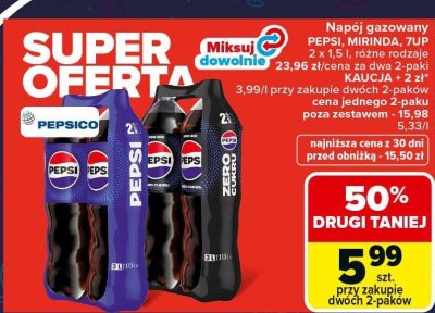 Napój gazowany Pepsi promocja w Carrefour Market