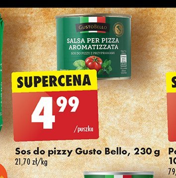 Sos do pizzy z przyprawami Gustobello promocja