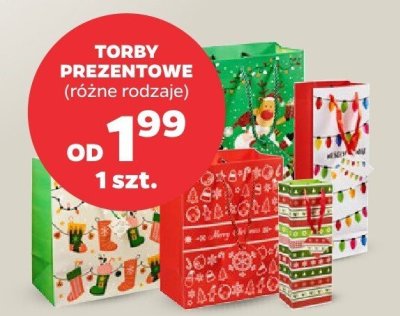 Torby prezentowe, różne rodzaje promocja w Netto