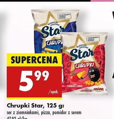 Chrupki pomidor z serem Star chips promocja