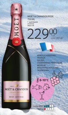 Szampan MOËT & CHANDON ROSÉ 750 ML promocja w Selgros