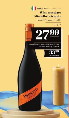 Wino musujące Mionetto Frizzante 0,75 l promocja w POLOmarket