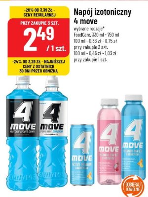 Napój izotoniczny 4 move promocja w POLOmarket