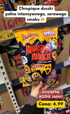 Chrupki Monster Munch smak serowy promocja w Kaufland