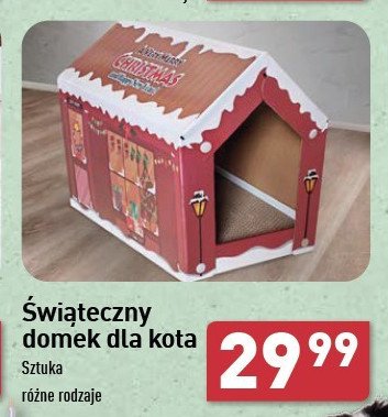 Domek świąteczny dla kota promocja