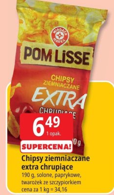 Chipsy ziemniaczane extra chrupiące Pom Lisse promocja w Leclerc