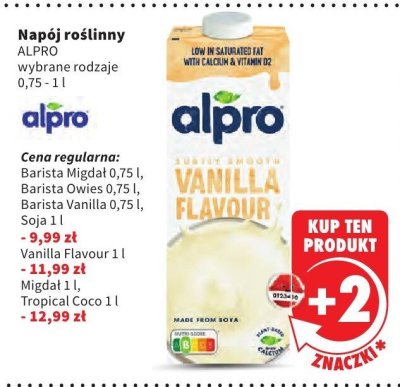 Napój roślinny ALPRO Vanilla Flavour promocja w Intermarche