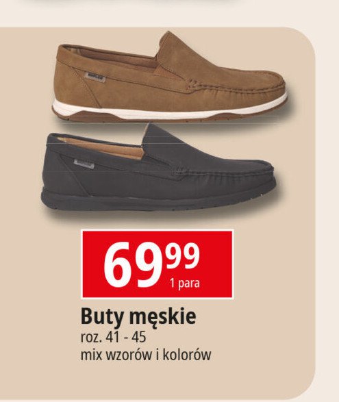 Buty męskie 41-45 promocja w Leclerc