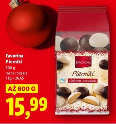 Pierniki różne rodzaje 600 g promocja w Lidl
