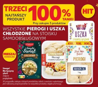 Pierogi wszystkie rodzaje promocja w Kaufland