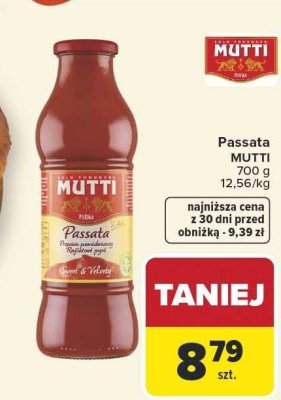 Passata MUTTI promocja w Carrefour