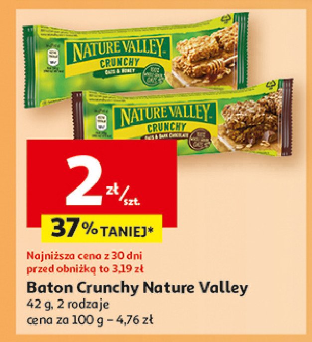 Batonik oats & honey NATURE VALLEY promocja w Auchan
