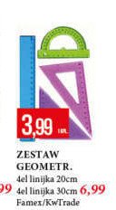 Zestaw geometryczny 20 cm FAMEX promocja