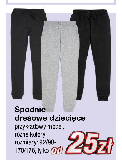 Spodnie dresowe dziecięce promocja