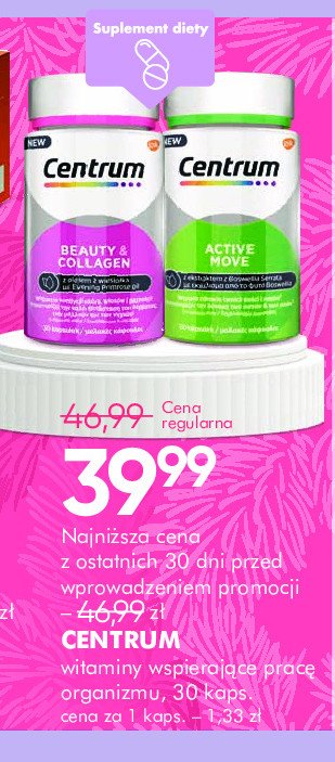 Suplement diety active move Centrum promocja w Super-Pharm