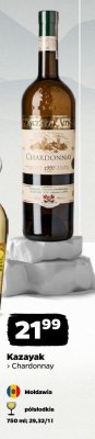 Wino Kazayak Chardonnay promocja w Netto