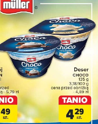 Deser czekoladowy Muller choco promocja