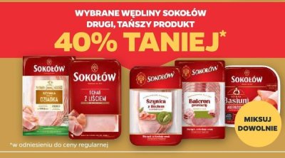 Wędliny wybrane rodzaje promocja w Netto