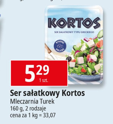 Ser sałatkowy kortos naturalny Turek naturek Turek 123 promocja