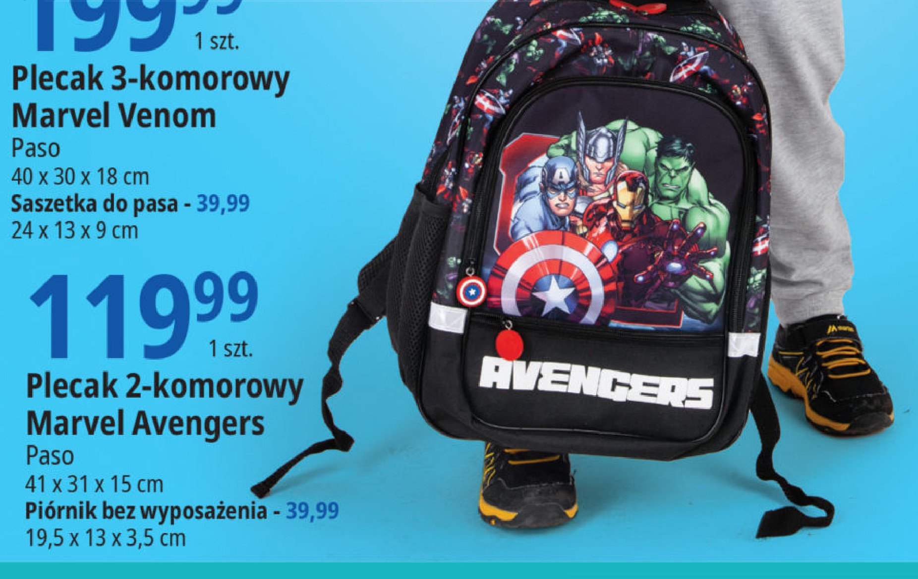Piórnik bez wyposażenia avengers Paso promocja