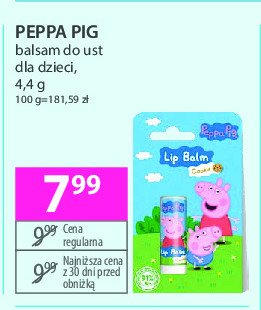 Balsam do ust dla dzieci świnka peppa promocja w Hebe