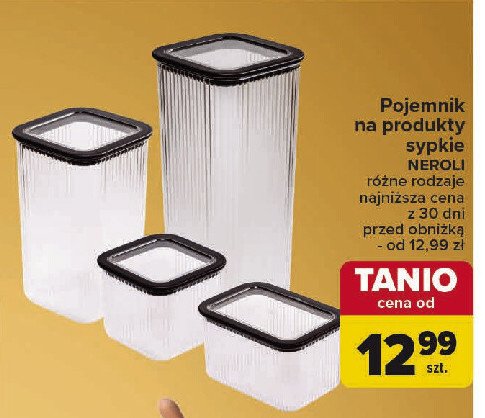 Pojemnik na artykuły sypkie neroli 1 l promocja w Carrefour