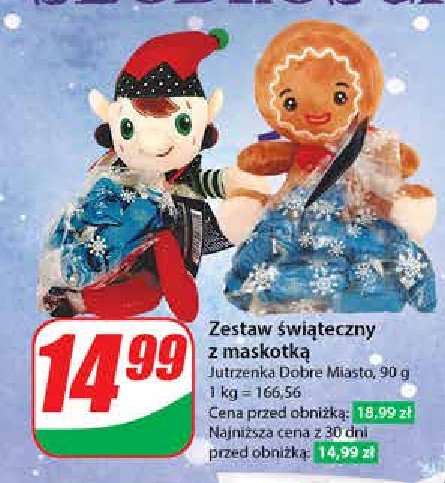 Zestaw 艣wi膮teczny z maskotk膮 Jutrzenka dobre miasto promocja