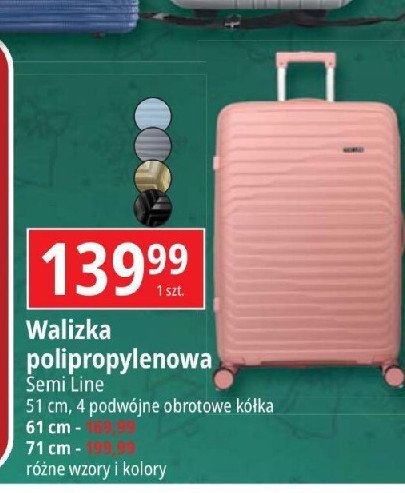 Walizka polipropylenowa 71 cm Semi line promocja