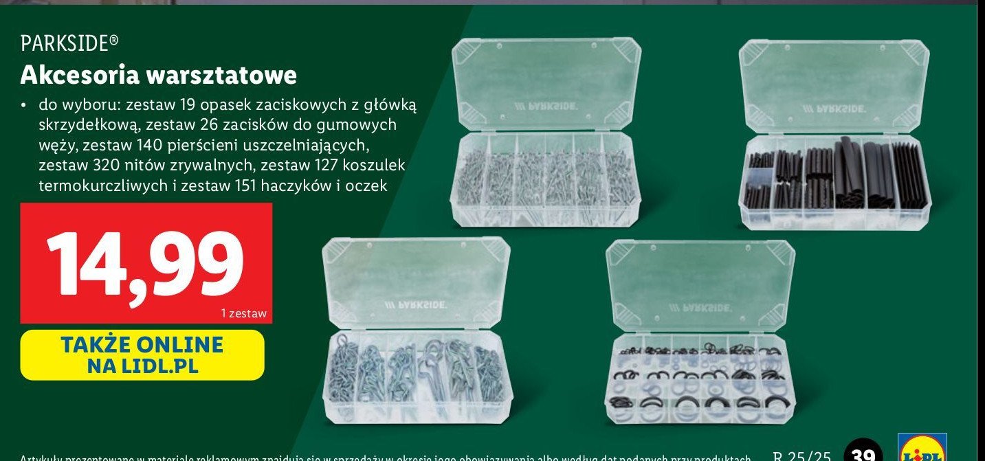 Haczyki o oczka Parkside promocja w Lidl