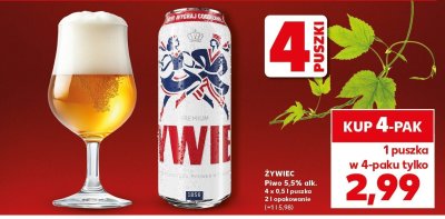 Piwo Żywiec 4x500 ml promocja w Kaufland