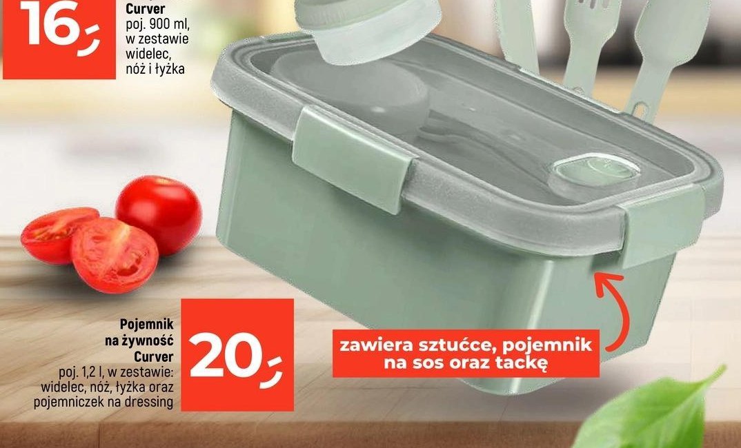 Pojemnik do przechowywania żywności 1.2 l Curver promocja