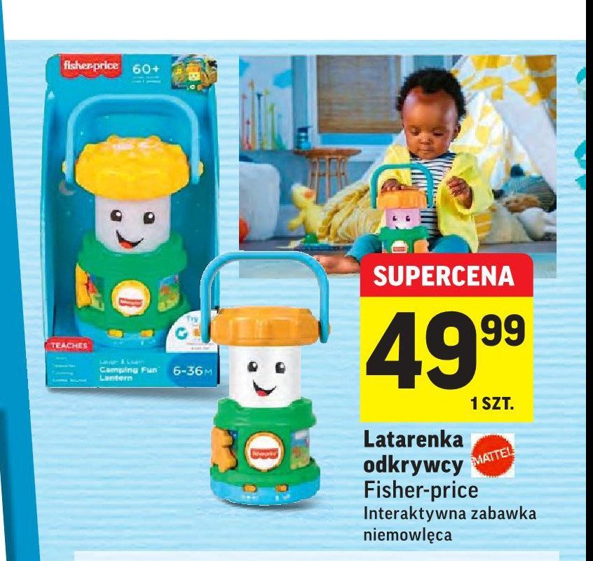 Latarenka odkrywca Fisher-price promocja