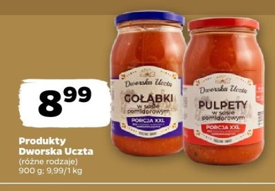 Produkty Dworska Uczta Gołąbki, Pulpety (różne rodzaje) promocja w Netto