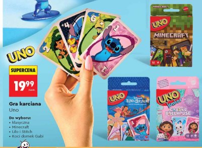 Gra karciana Uno Koci domek Gabi promocja w Biedronka