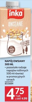 Napój owsiany 500 ml promocja w Selgros