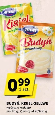Budyń, Kisiel Gellwe wybrane rodzaje promocja w Euro Sklep