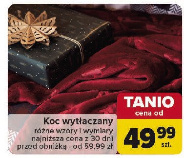 Koc wytłaczany promocja