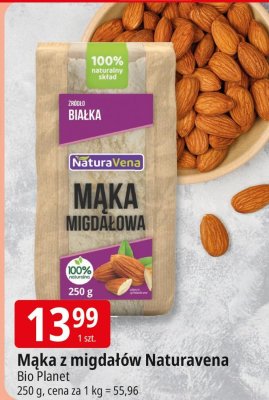 Mąka z migdałów Naturavena Bio Planet promocja w Leclerc