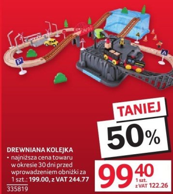 Kolejka Drewniana promocja w Selgros