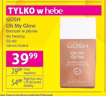 Bronzer 001 Gosh oh my glow promocja