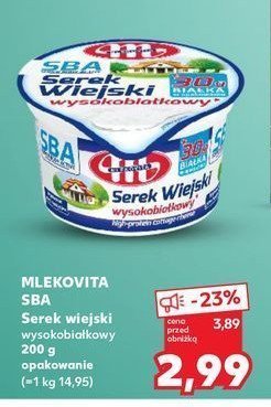 Serek wiejski wysokobia艂kowy Mlekovita promocja