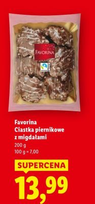 Ciastka piernikowe z migdałami promocja w Lidl