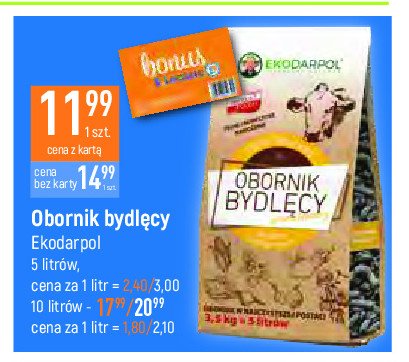 Obornik owczy granulowany Ekodarpol promocja